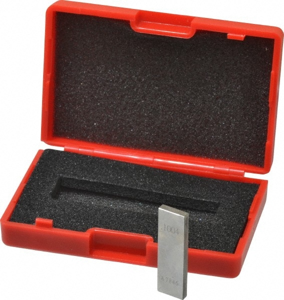 Rectangle Steel Gage Block: 0.1004", Grade 0