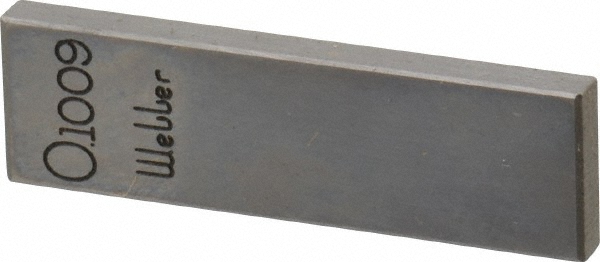 Value Collection 630-20096 Rectangle Steel Gage Block: 0.1009", Grade 0 Image