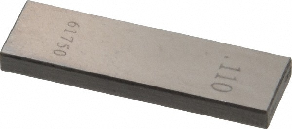 Rectangle Steel Gage Block: 0.11", Grade 0