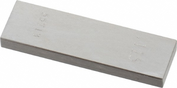 Value Collection 630-21156 Rectangle Steel Gage Block: 0.115", Grade 0 Image