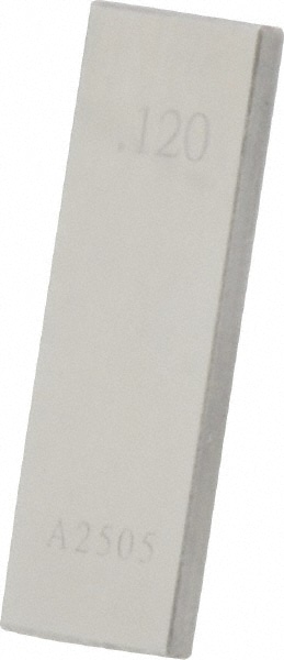 Value Collection 630-21206 Rectangle Steel Gage Block: 0.12", Grade 0 Image