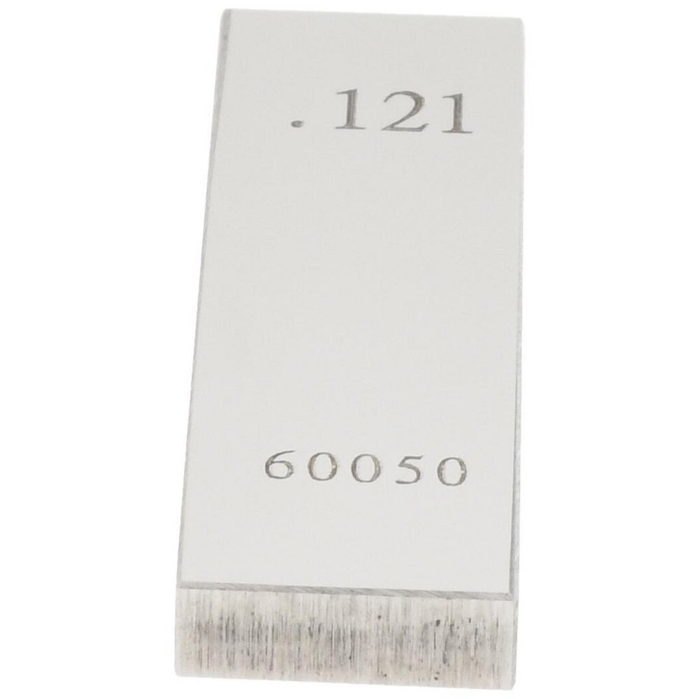 Rectangle Steel Gage Block: 0.121", Grade 0