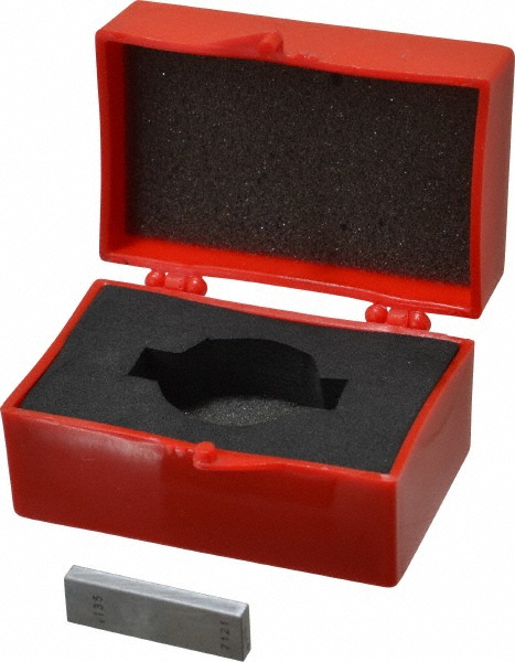 Value Collection 630-21356 Rectangle Steel Gage Block: 0.135", Grade 0 Image