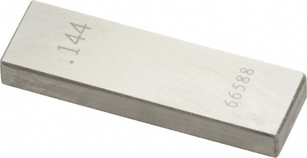 Rectangle Steel Gage Block: 0.144", Grade 0