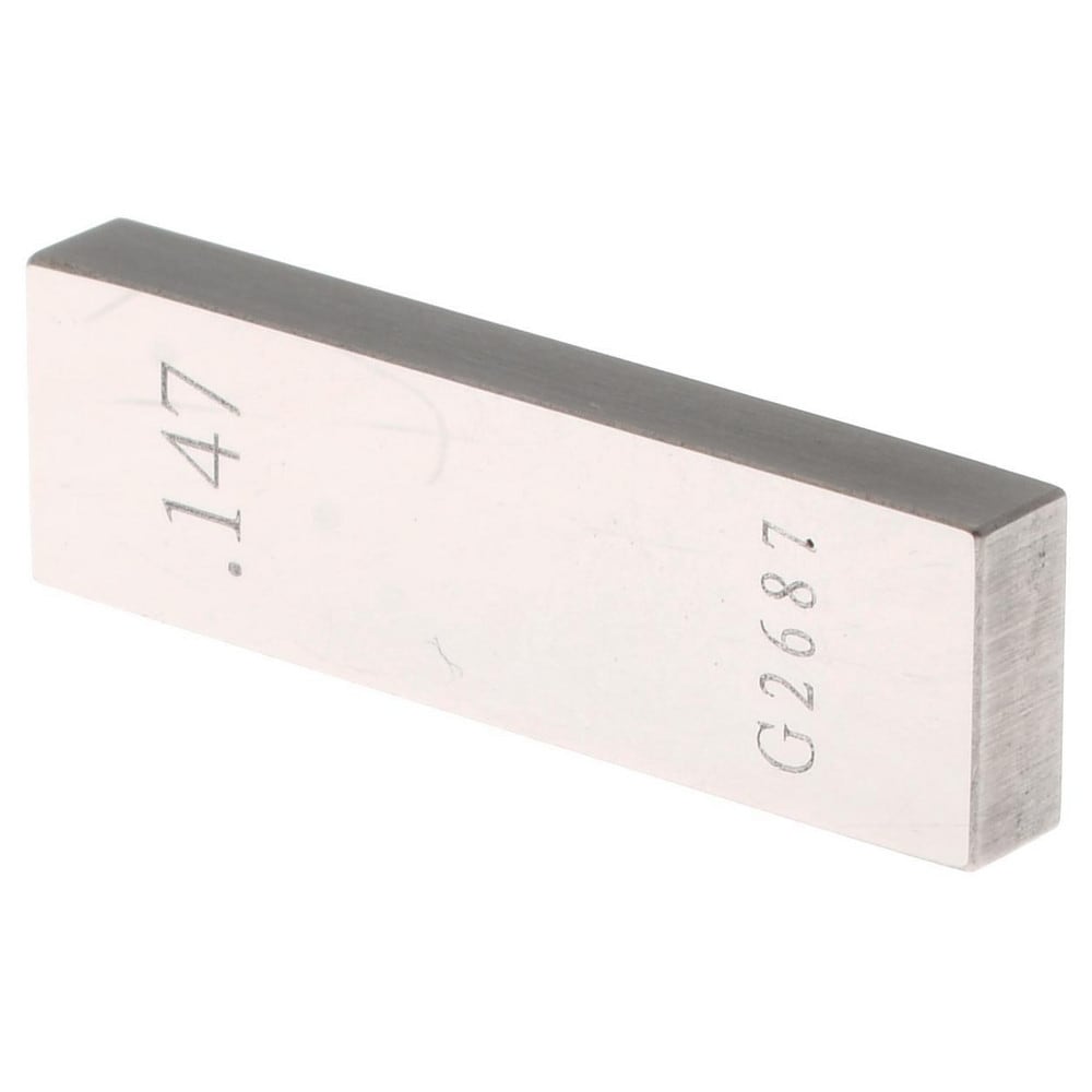 Rectangle Steel Gage Block: 0.147", Grade 0