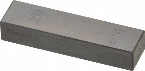 Value Collection 630-23256 Rectangle Steel Gage Block: 0.25", Grade 0 Image