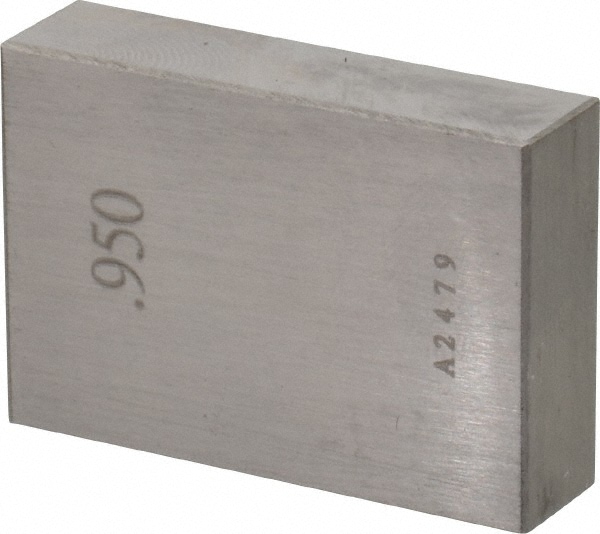 Rectangle Steel Gage Block: 0.95", Grade 0