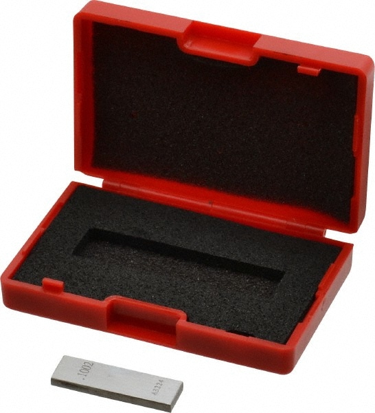 Rectangle Steel Gage Block: 0.1002", Grade AS-1