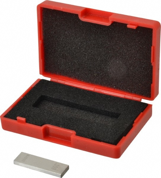 Rectangle Steel Gage Block: 0.103", Grade AS-1