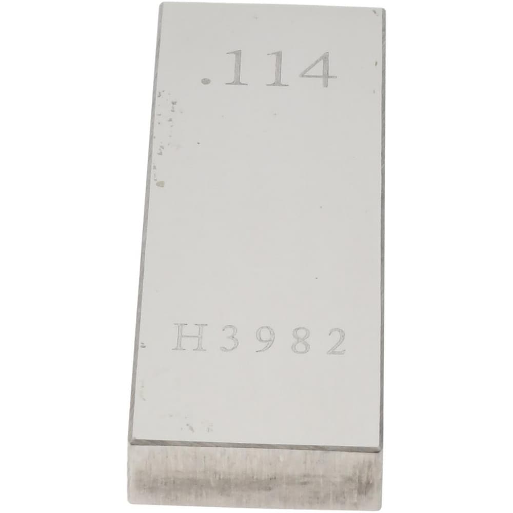 Rectangle Steel Gage Block: 0.114", Grade AS-1