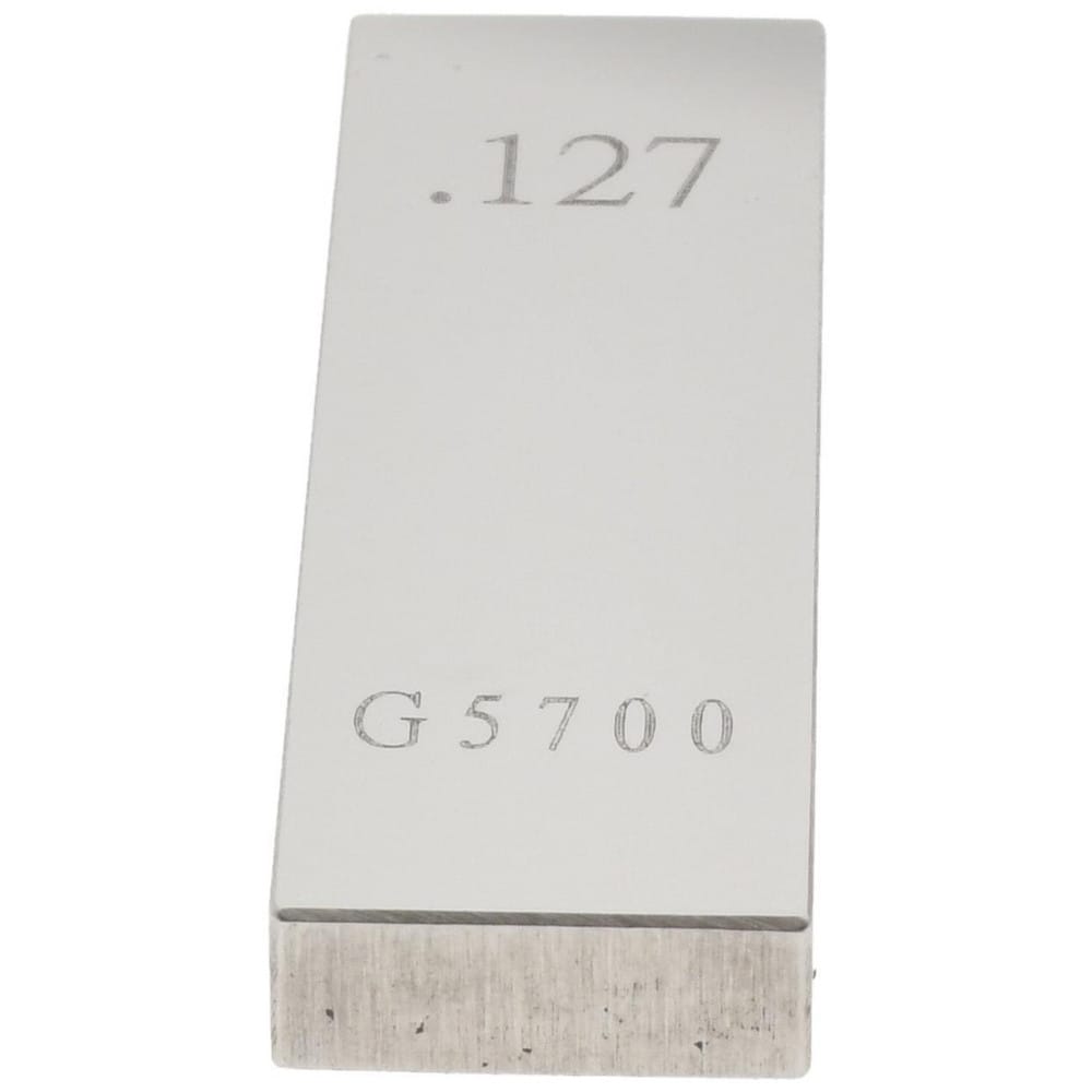 Rectangle Steel Gage Block: 0.127", Grade AS-1