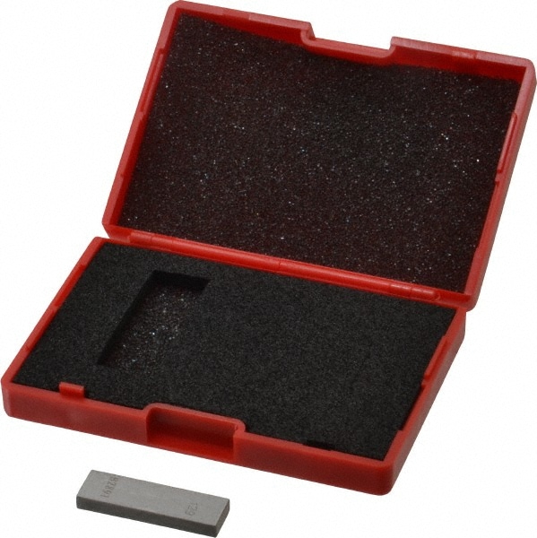 Rectangle Steel Gage Block: 0.129", Grade AS-1