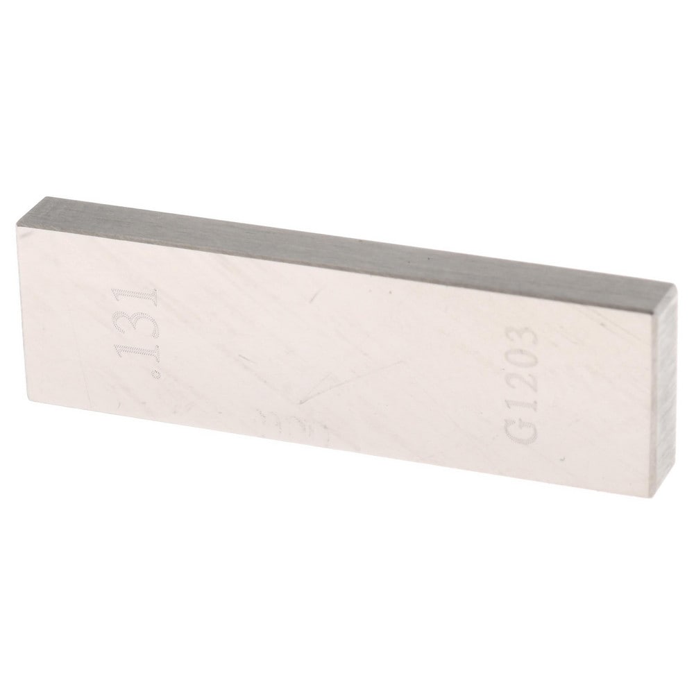 Rectangle Steel Gage Block: 0.131", Grade AS-1