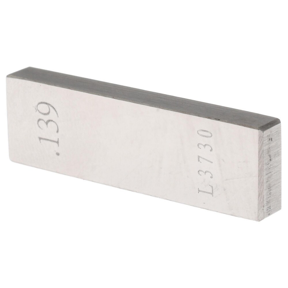Rectangle Steel Gage Block: 0.139", Grade AS-1