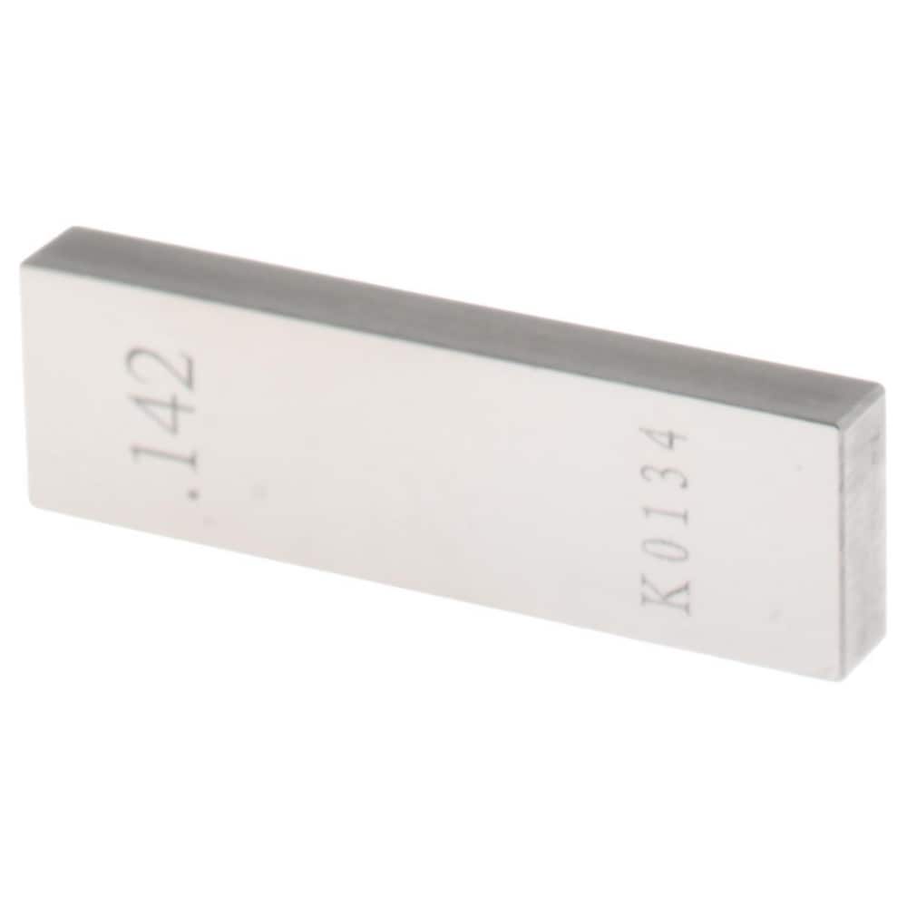Rectangle Steel Gage Block: 0.142", Grade AS-1