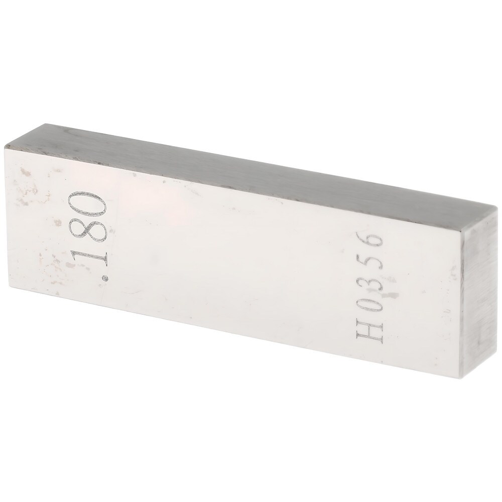 Rectangle Steel Gage Block: 0.18", Grade AS-1