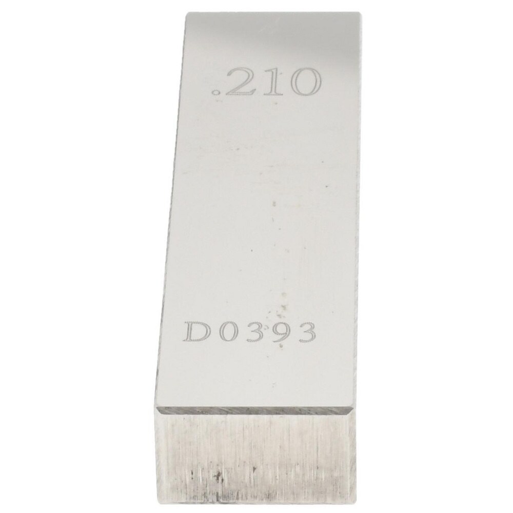 Rectangle Steel Gage Block: 0.21", Grade AS-1