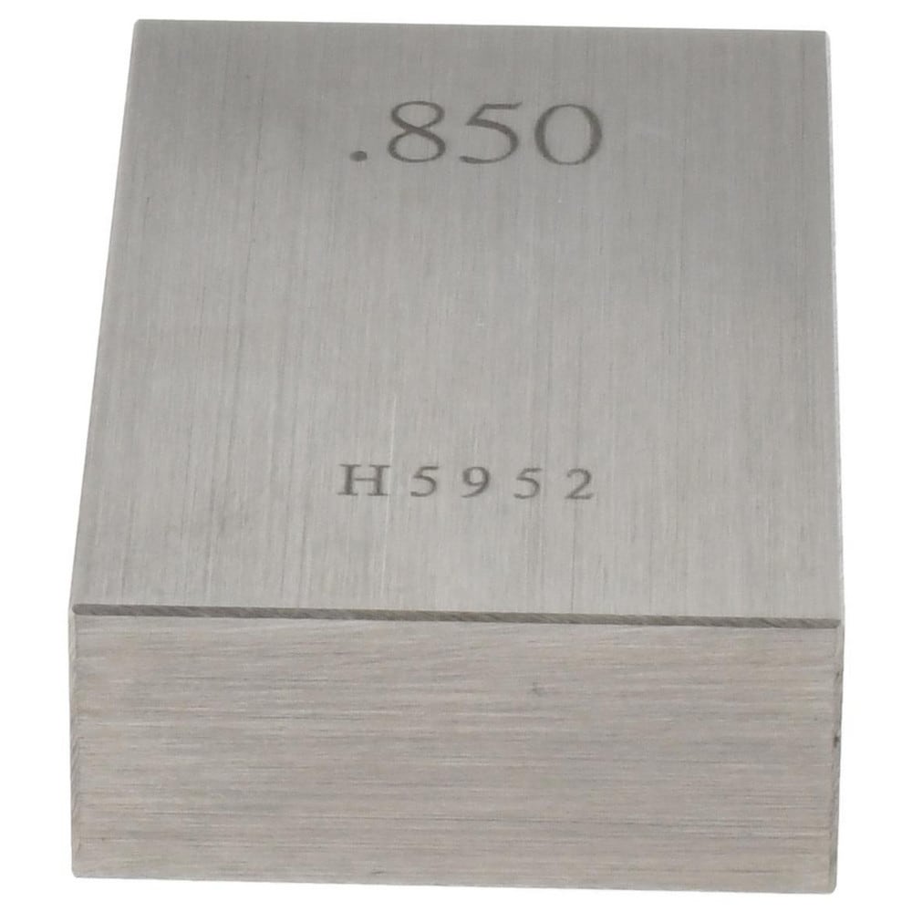 Rectangle Steel Gage Block: 0.85", Grade AS-1