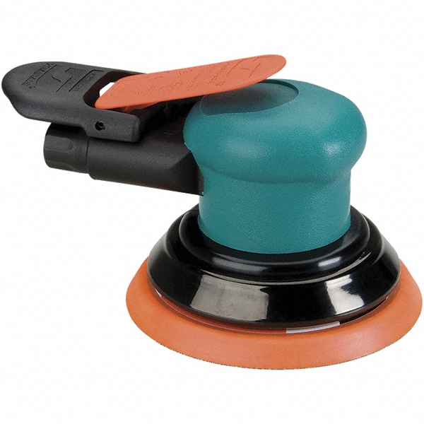 Air Orbital Sander: Round, 5" Pad, 12,000 OPM - 1/4" Inlet, 14 CFM, 90 psig