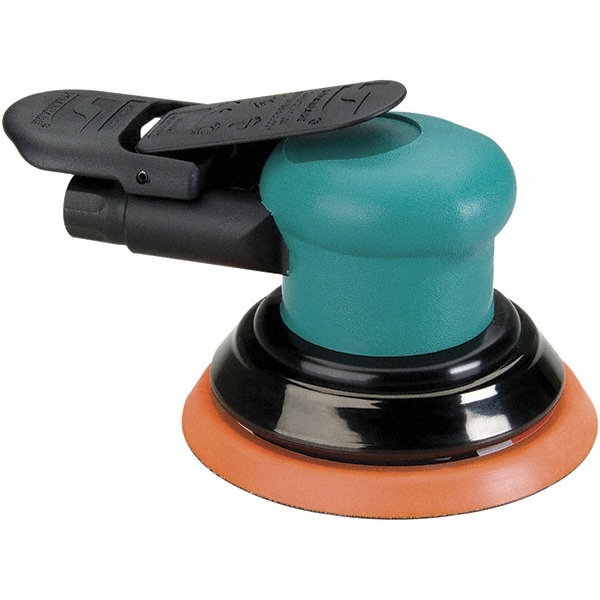 Air Orbital Sander: Round, 5" Pad, 12,000 OPM - 1/4" Inlet, 14 CFM, 90 psig