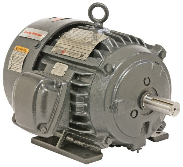 US Motors - 1/2 hp, Auto Thermal Protection, 1,725 RPM, 208-230/460 Volt,  Three Phase Motor - 00643171 - MSC Industrial Supply