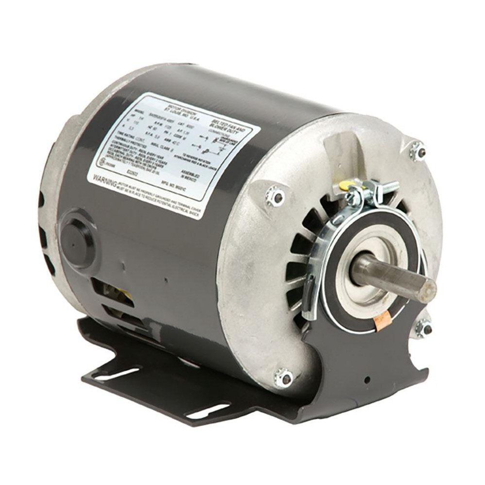 Single Phase Split Phase AC Motor: ODP Enclosure - Cradle & Cradle Base Mount, 1/3 hp, 115V