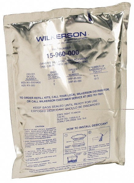 Parker Replacement Silica Gel - For Use w/ Wilkerson X03 Desiccant Dryer | Part #DRP-14-447/002