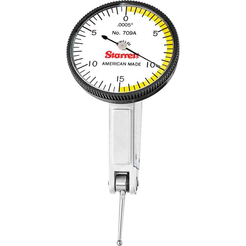 Starrett Horizontal Dial Test Indicator 0.0300" Max, 0150 Dial Reading MSC Direct