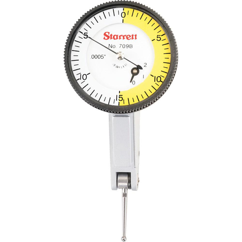 Starrett 64215 Dial Test Indicators: 0.06 Max, 0-15-0, Horizontal Image