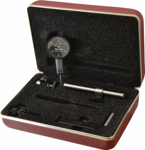 Starrett 0.03 Inch Range, 0.0005 Inch Dial Graduation, Horizontal