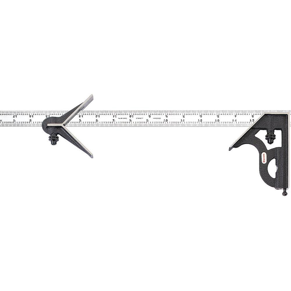 Starrett 56371 3 Piece, 18" Combination Square Set Image