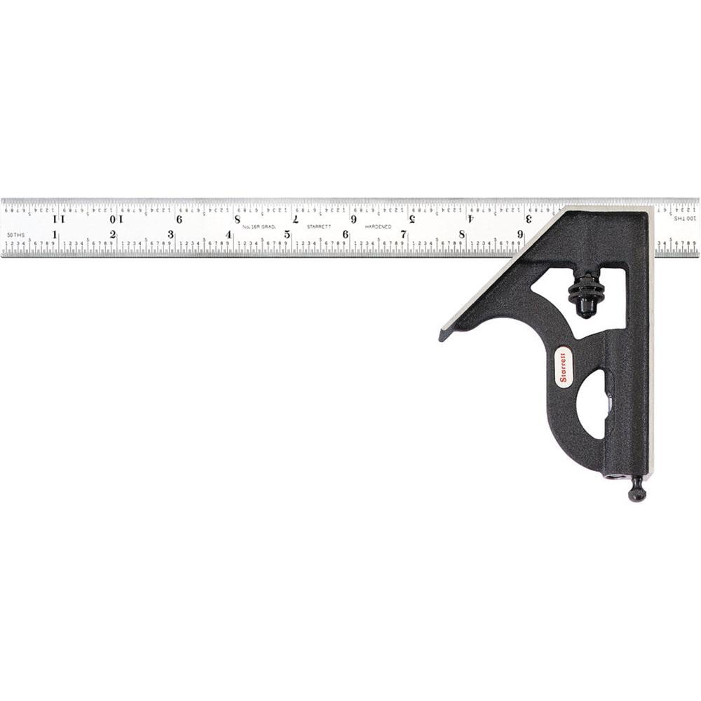 Starrett 56368 2 Piece, 12" Combination Square Set Image