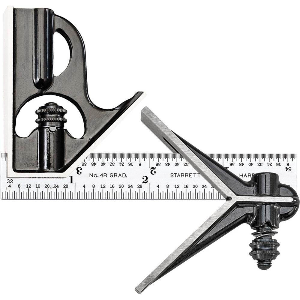 Starrett 56391 3 Piece, 4" Combination Square Set Image