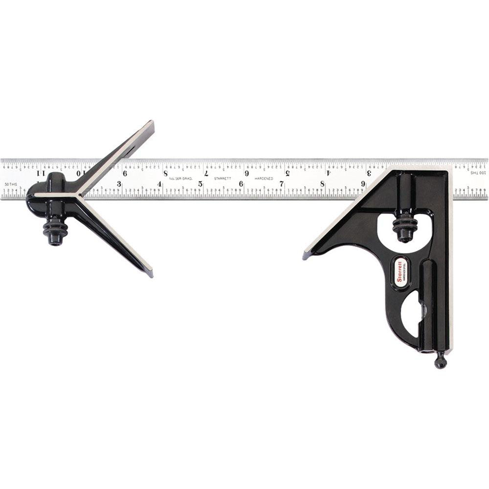 Starrett 56399 3 Piece, 12" Combination Square Set Image