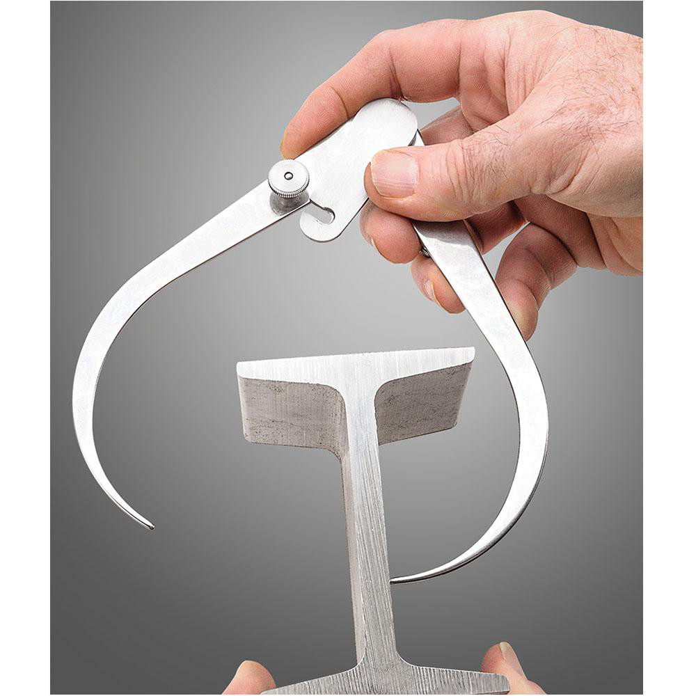 Starrett - 6 Inch Leg, Lock Joint, Steel, Outside Caliper | MSC Direct