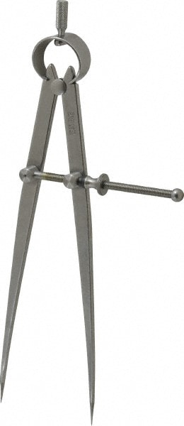 Starrett - 8 Inch Leg, Spring Joint, Steel, Polished, Divider ...