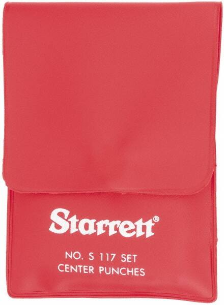 Starrett 50488 Centre Punch Set with Round Shank