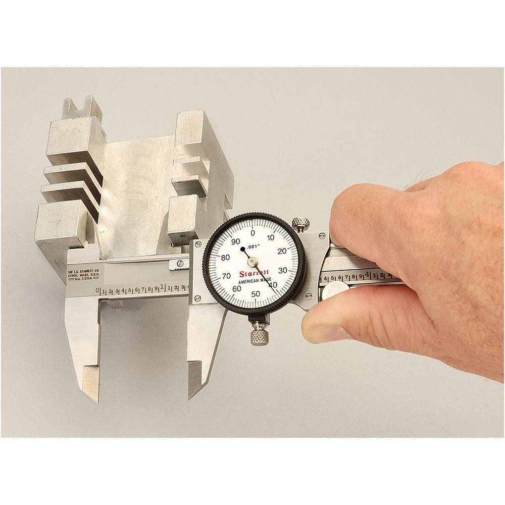 Starrett Dial Caliper 6'' Range, 0.001'' Graduation, 0.1'' per