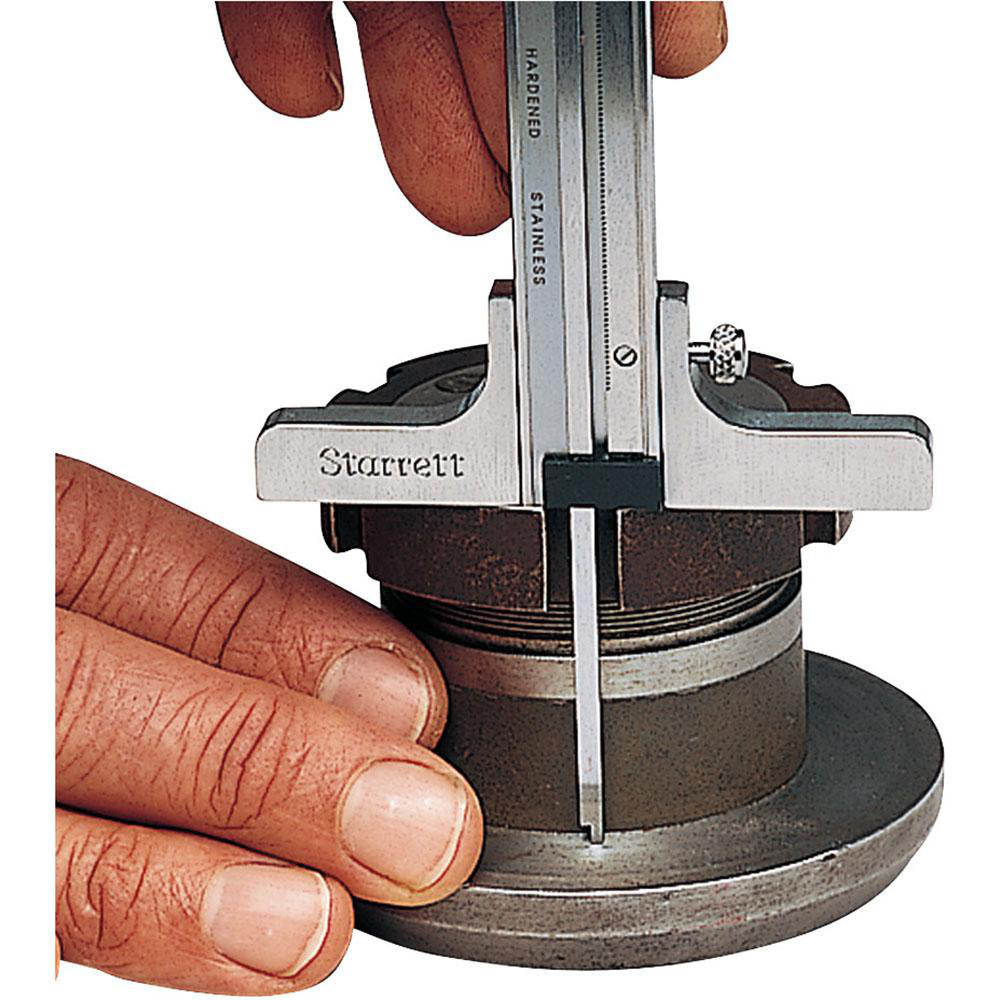 Starrett Caliper Depth Attachment 1 Pc, Use with 6, 9" & 150mm 120