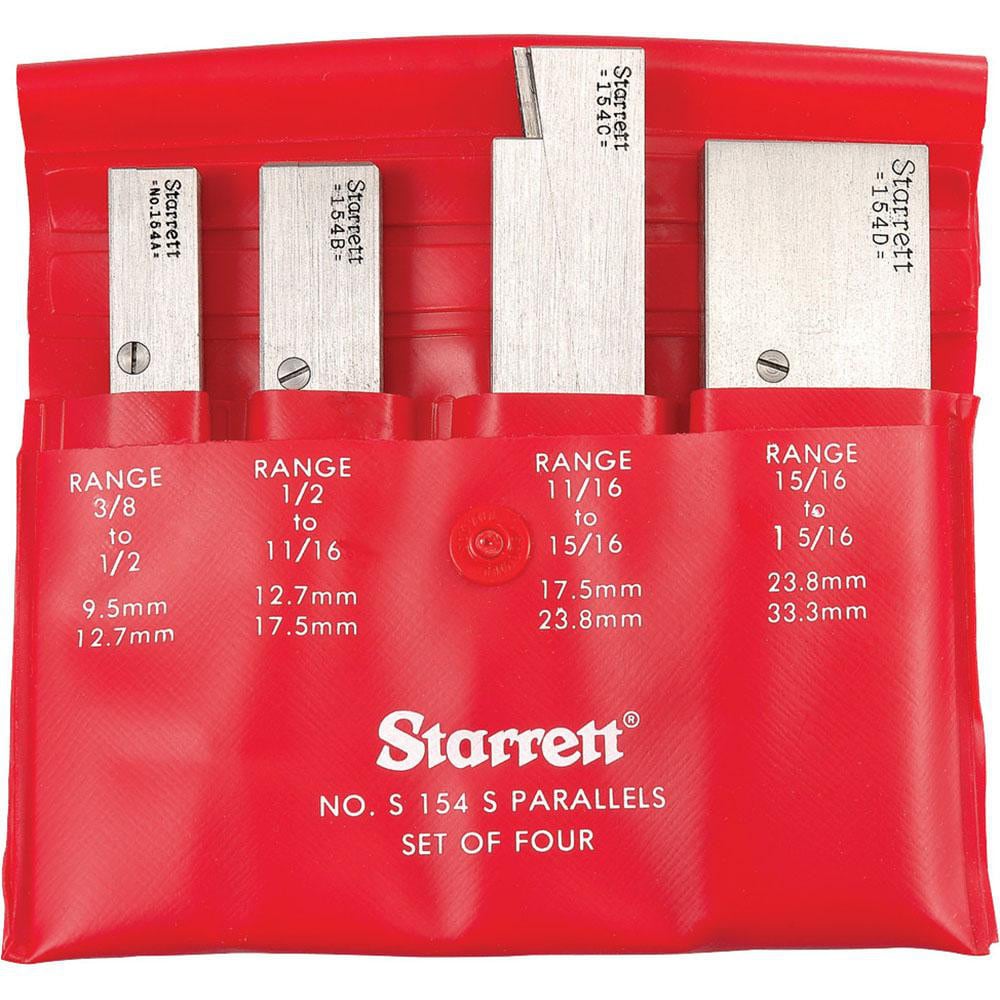 Starrett 50584 3/8 to 1-5/16 Inch Adjustable Parallel Set Image