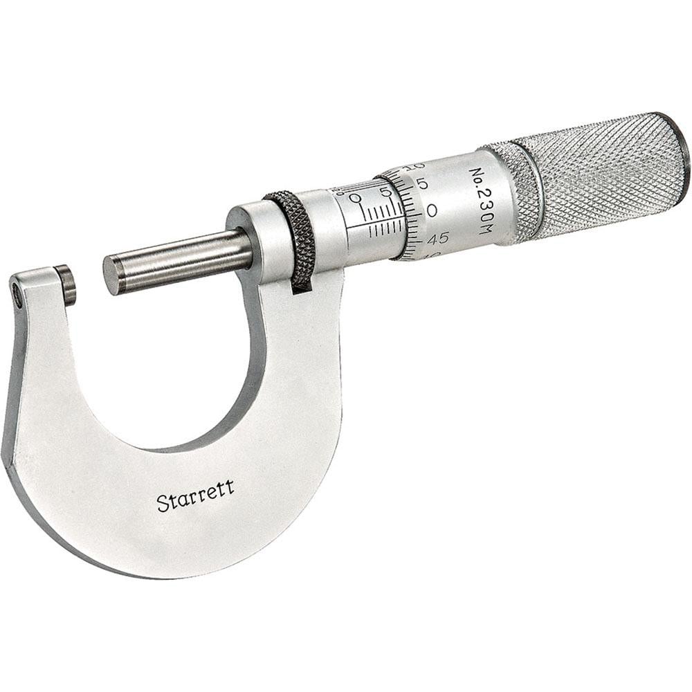 Starrett 56016 Mechanical Outside Micrometer: 0.001" Graduation Image