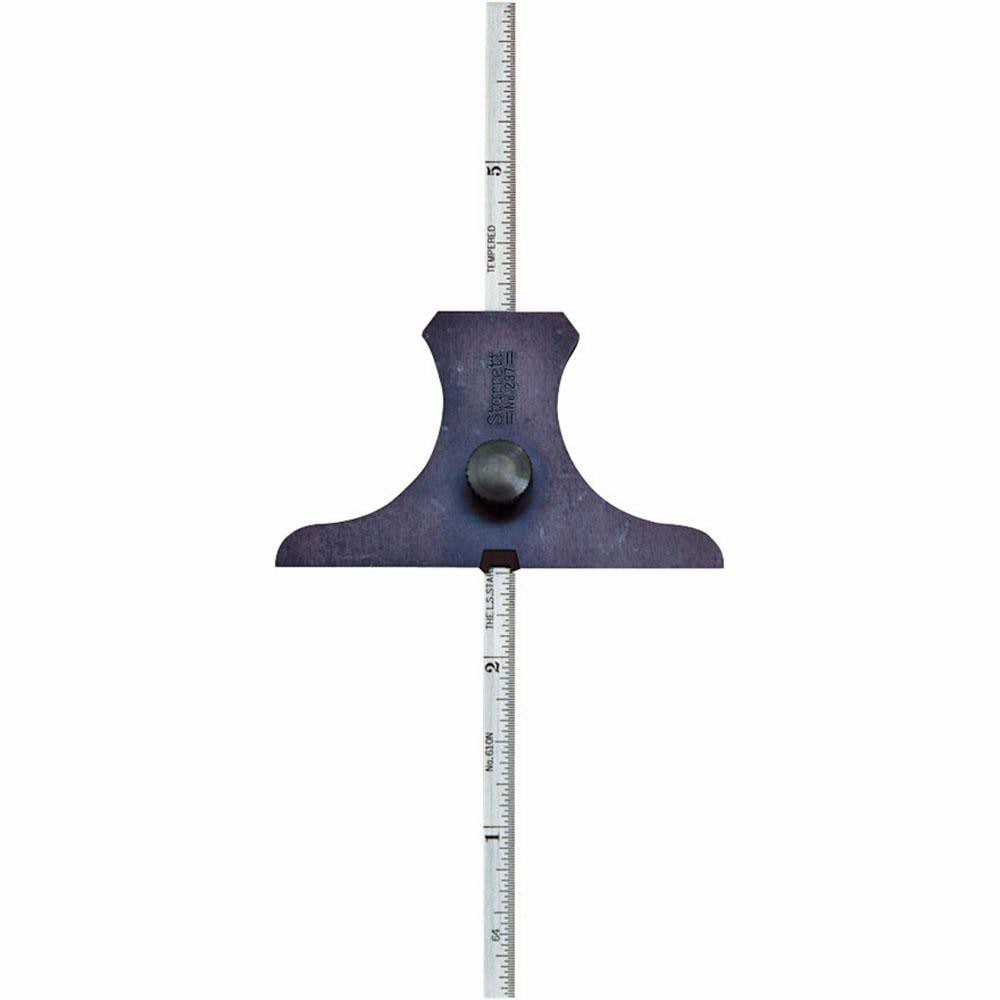 Rule Depth Gages; Maximum Measurement (Inch): 6 ; Includes Hook: No