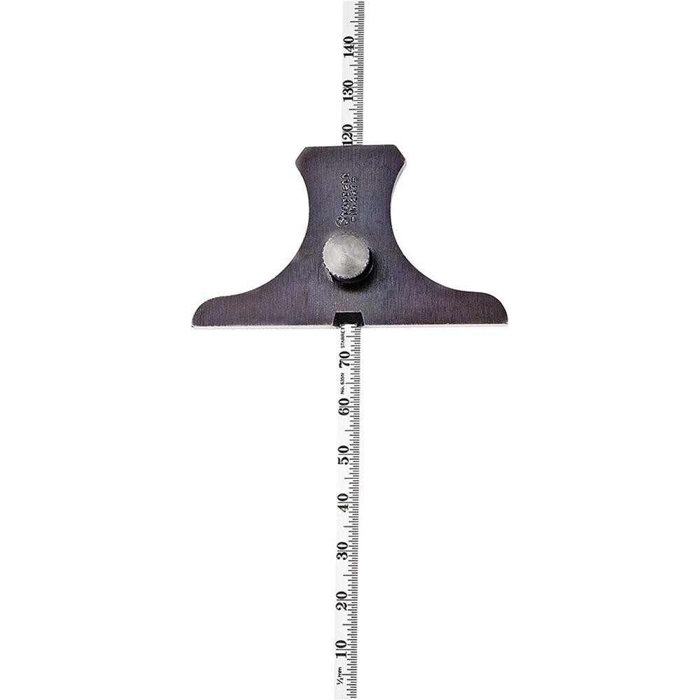 Rule Depth Gages; Minimum Measurement (mm): 0.00 ; Rule Length (mm): 150.00 ; Base Length: 66.0mm; 66.0in ; Base Length (Inch): 66.0mm; 66.0in; 66.00