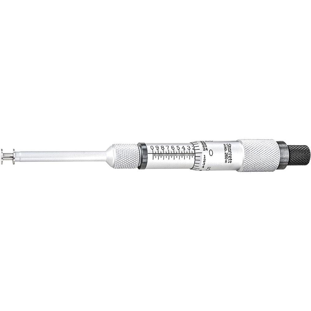 Starrett 67987 0 (Land Width) to 1 (Land Width)" Outside, Mechanical Groove Micrometer Image