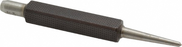 Starrett Center Punch: 3/32" x 3-3/4" - Steel | Part #51280