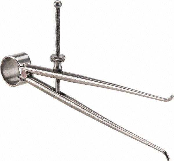 Starrett 6 Inch Leg, Spring Joint, Ground Steel, Polished, Inside