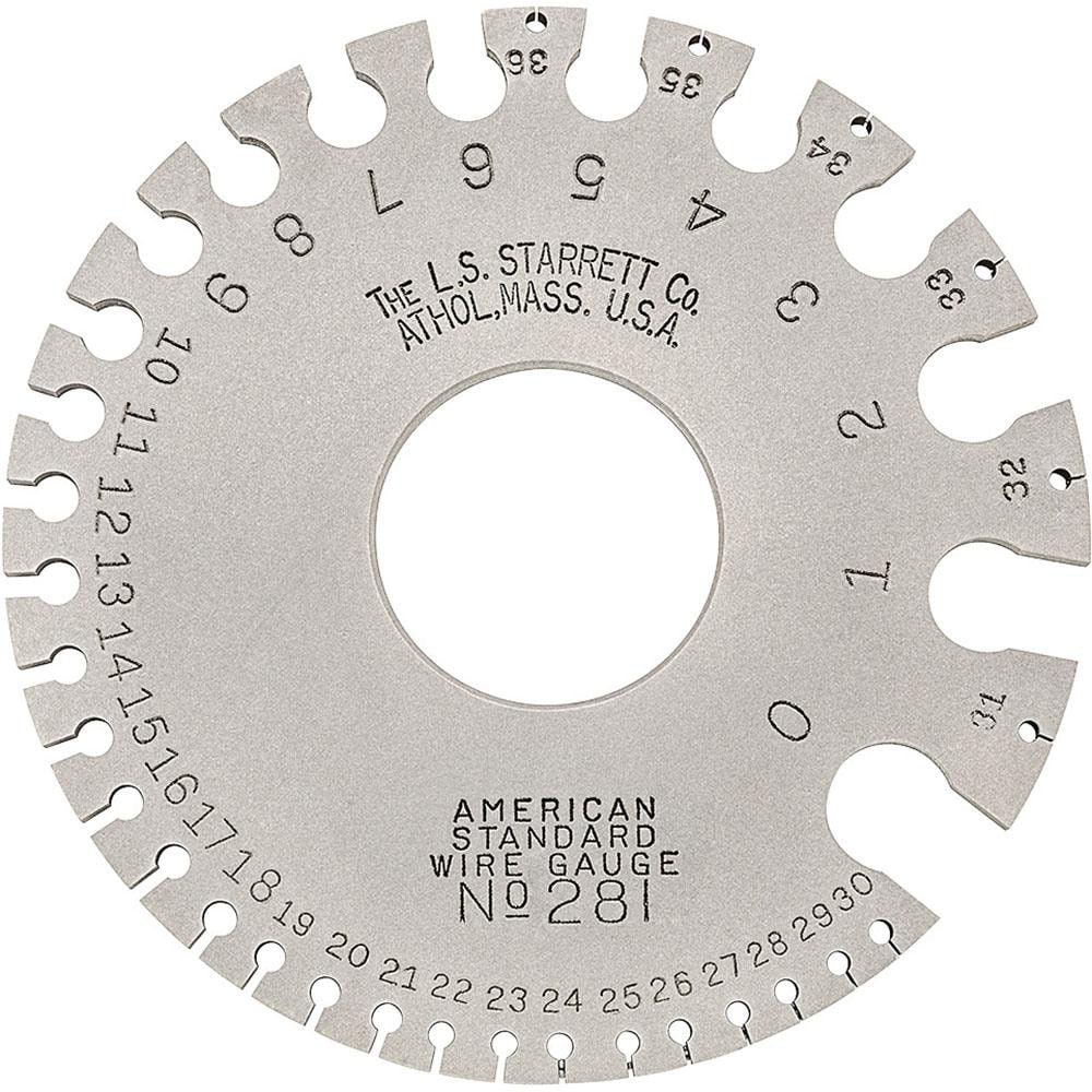 0.005 to 0.325 Inch Range, Steel Wire and Sheet Metal Gage