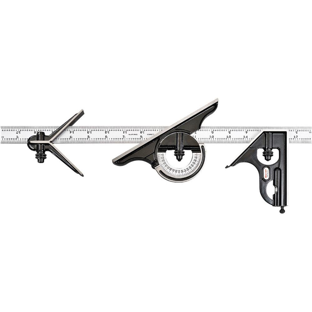 Starrett 51544 4 Piece, 18" Combination Square Set Image