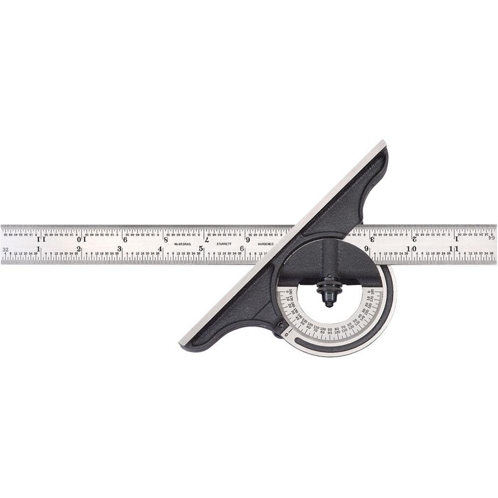 12 Inch Long Blade, 180° Max Measurement, Bevel Protractor