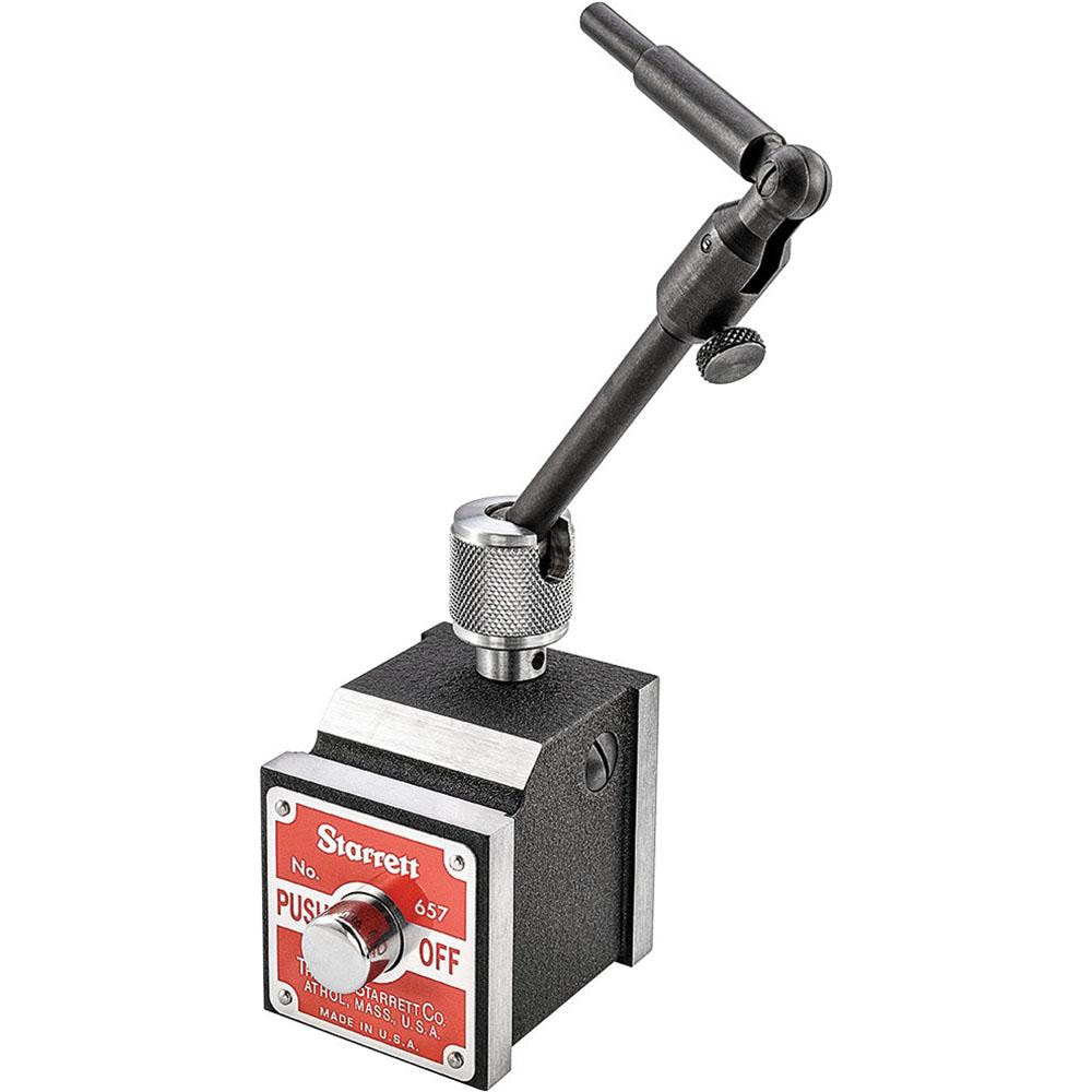 Starrett 52744 Indicator Positioner & Holder: 150 lb Pull, Fine Adjustment, Includes Base Image